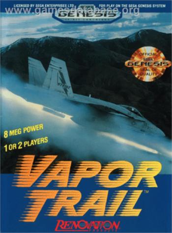 Cover Vapor Trail for Genesis - Mega Drive
